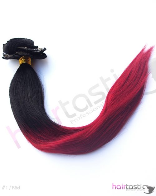 Dip Dye hår 1 / Röd